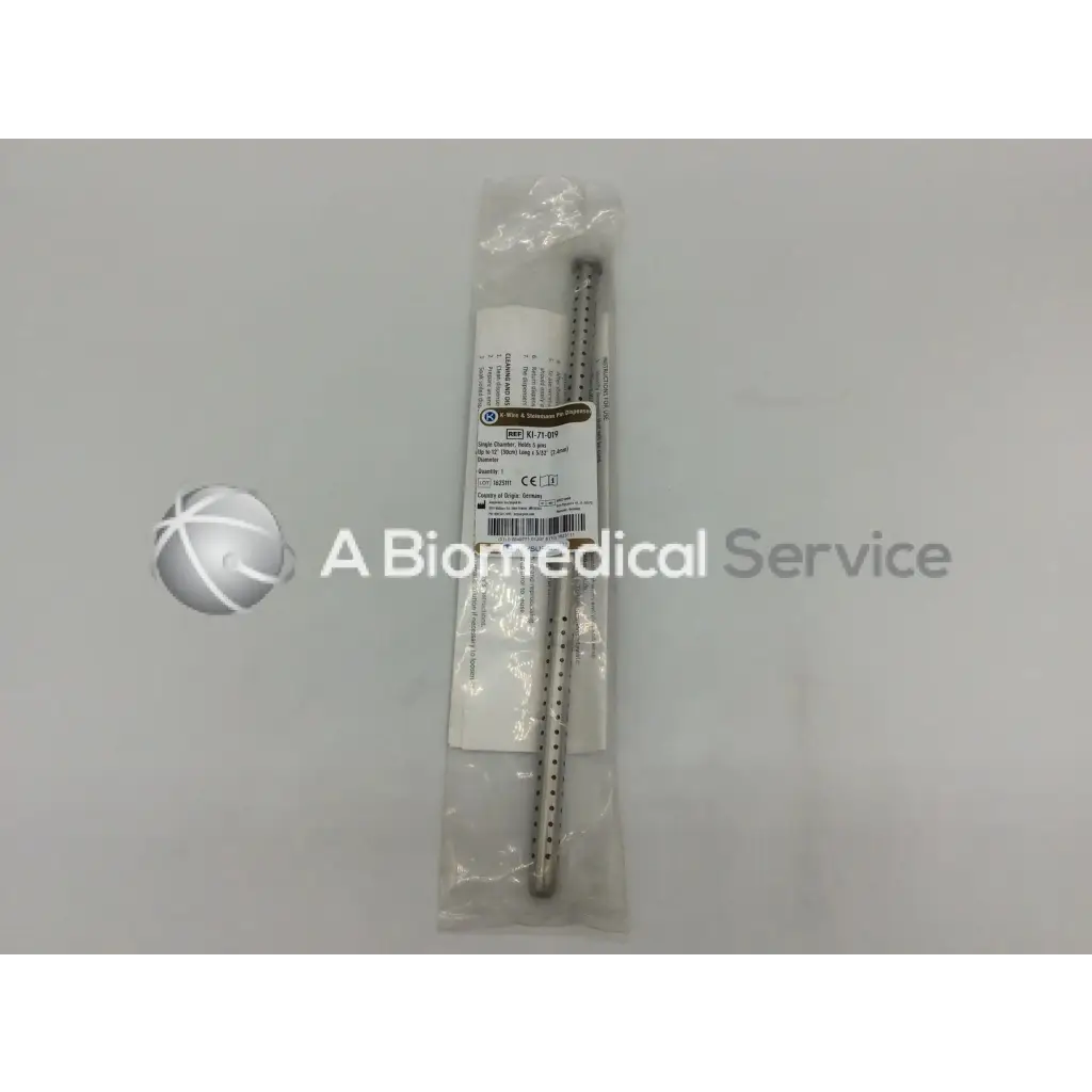 Load image into Gallery viewer, A Biomedical Service Key Surgical K-Wire &amp; Steinmann Pin Dispenser KI-71-019 Single Chamber Holds 5 Pins up to 12&quot; long x 3/32 250.00