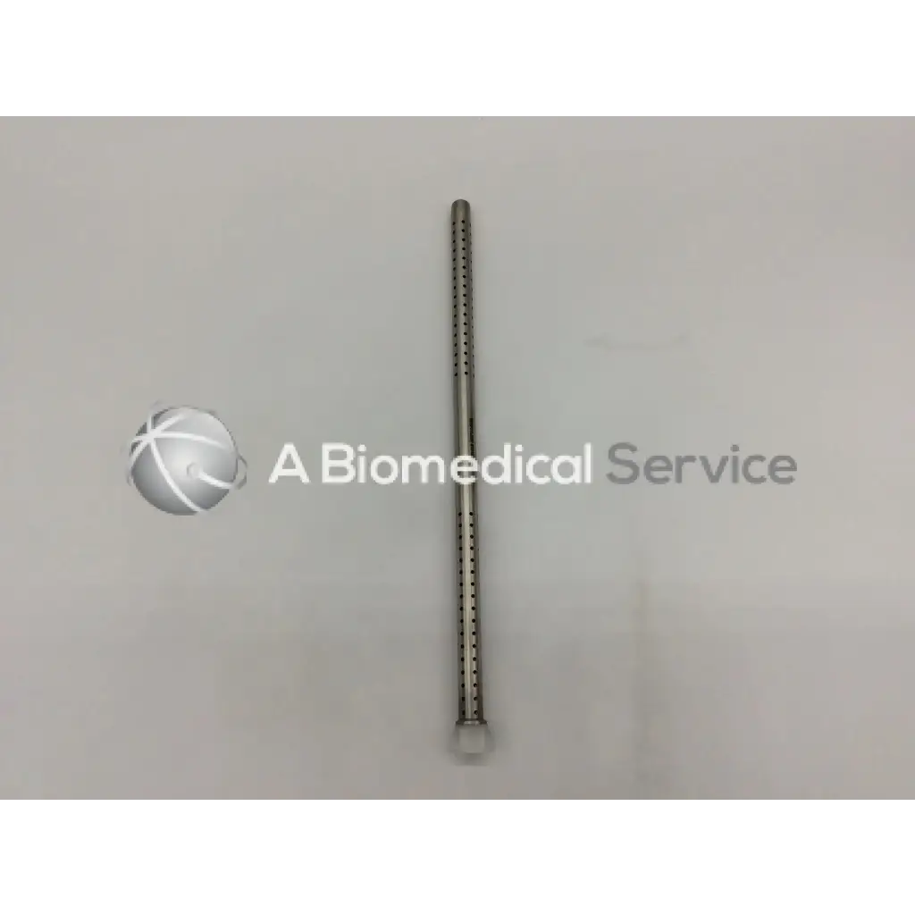 Metallic slender key surgical wire dispenser 3/32 2.4mm with evenly spaced perforations and rounded tip