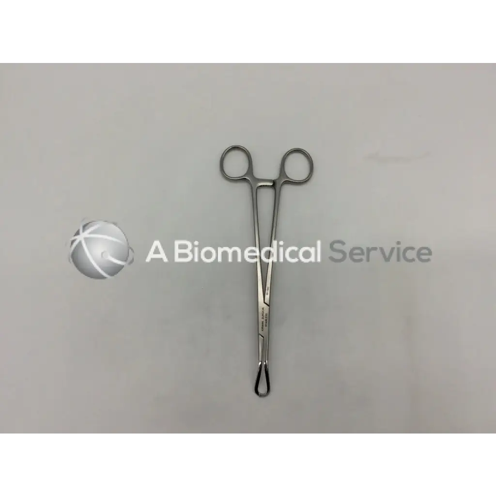 Sterilized kirwan surgical 50-1003 forceps with sleek metallic finish and looped handles, perfect for precision use