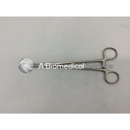 Kirwan surgical stainless steel forceps ad5-239 with spherical textured tip and circular finger loops for precision use