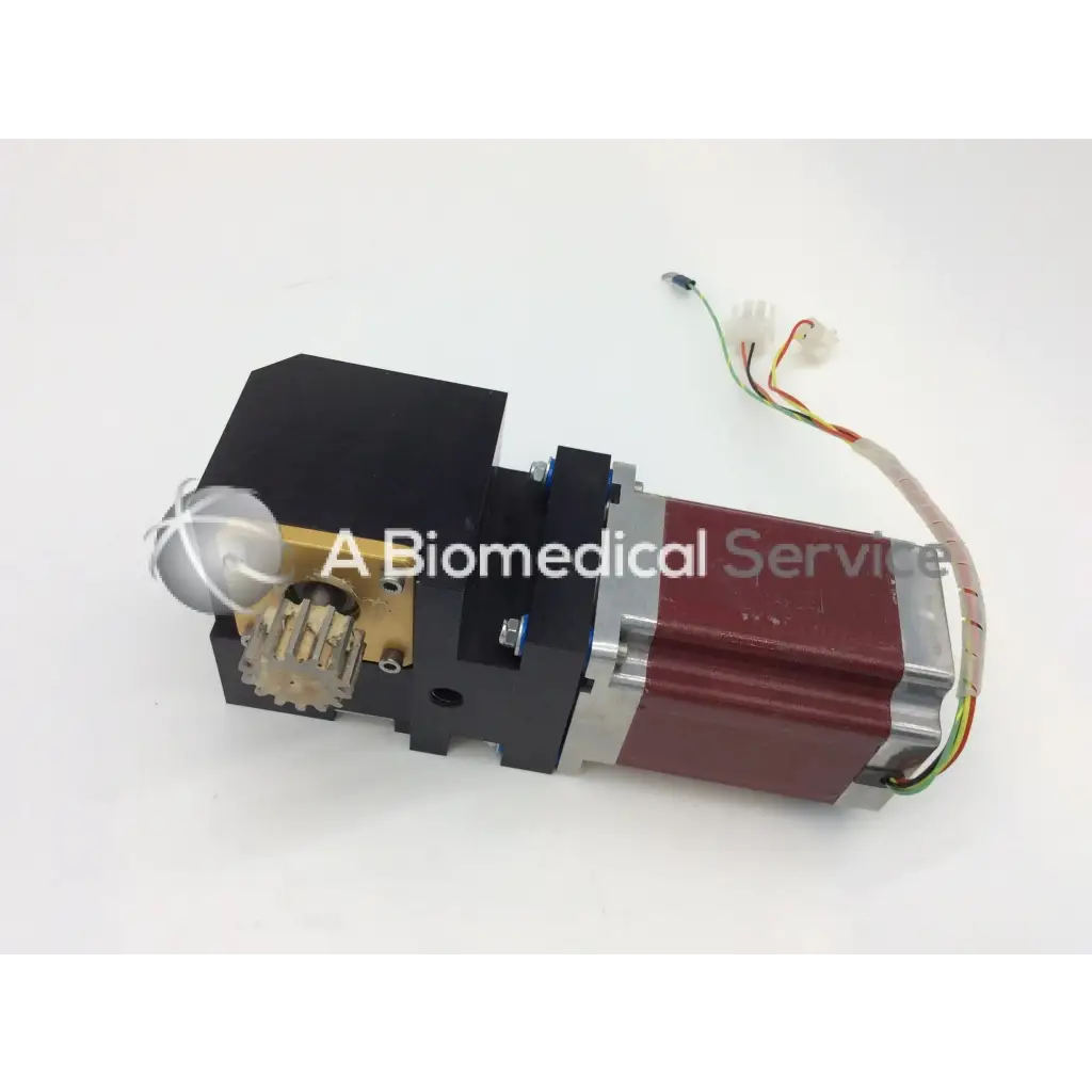 Kollmorgen powerpac k32hrhk-lnk-ns-00 black and maroon metallic 1.8 degree step motor with coiled wire assembly