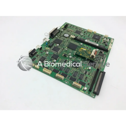 Green konica circuit control board ep-gf70 with black integrated circuits and connectors for reliable circuit control