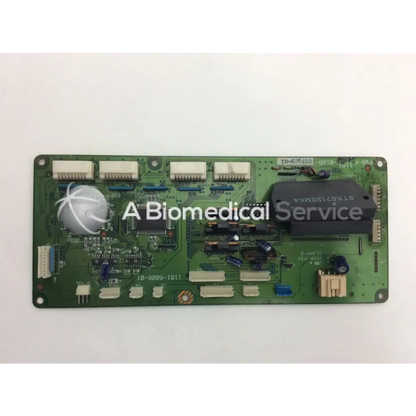 Green rectangular konica minolta pwb-f board with electronic components and white connectors model stk6713bmk4 bbcf1-1