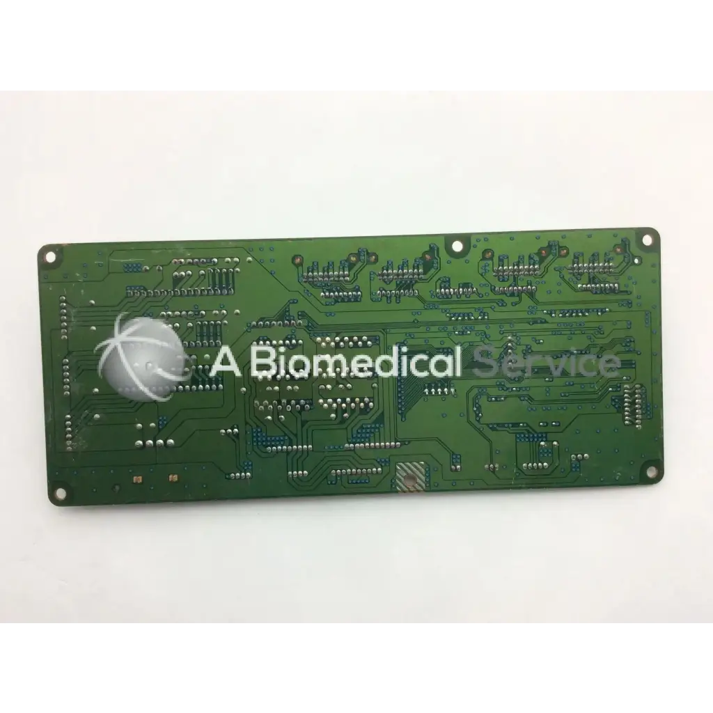 Green rectangular konica minolta pwb-f board with silver soldered components and white logo stk6713bmk4 bbcf1-1