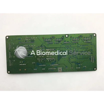 Green rectangular konica minolta pwb-f board with silver soldered components and white logo stk6713bmk4 bbcf1-1