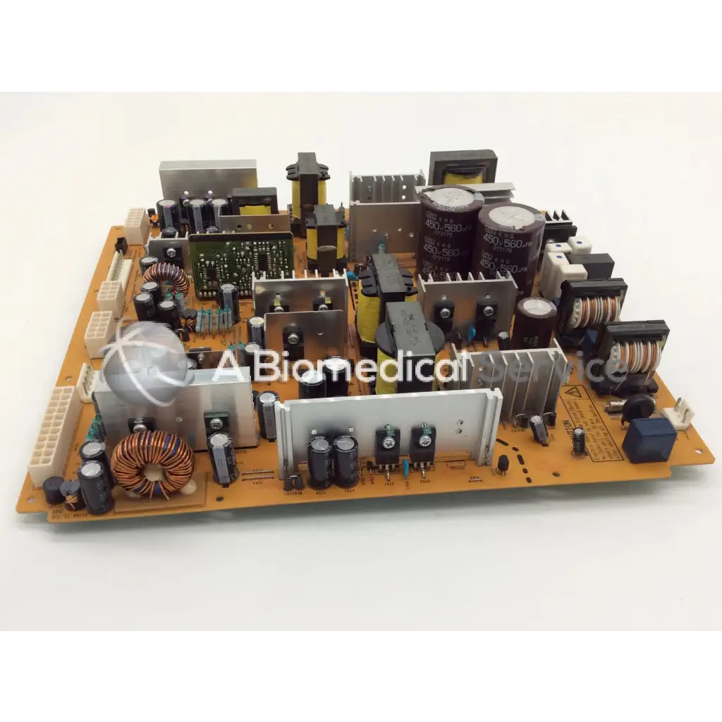 Orange konika minolta power supply board mpw4961 with black and silver electronic components for minolta power supply use