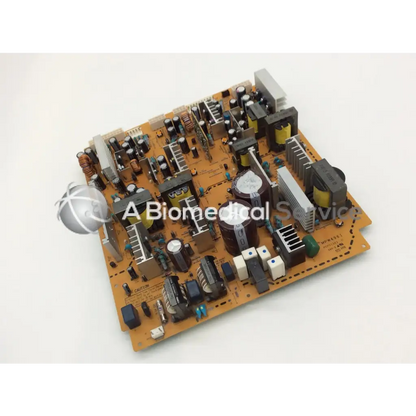 Orange konika minolta power supply board mpw4961 with capacitors resistors and heat sinks for reliable power control