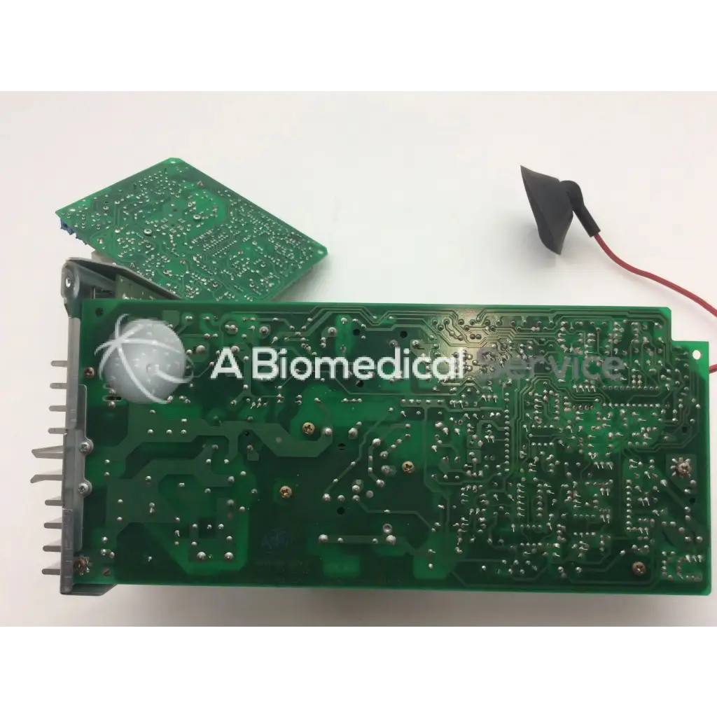 Green bbce5-3 circuit board with silver solder points and biomedical service logo for lares 105 8219 253 3677.1 3119 203 3619.1 model