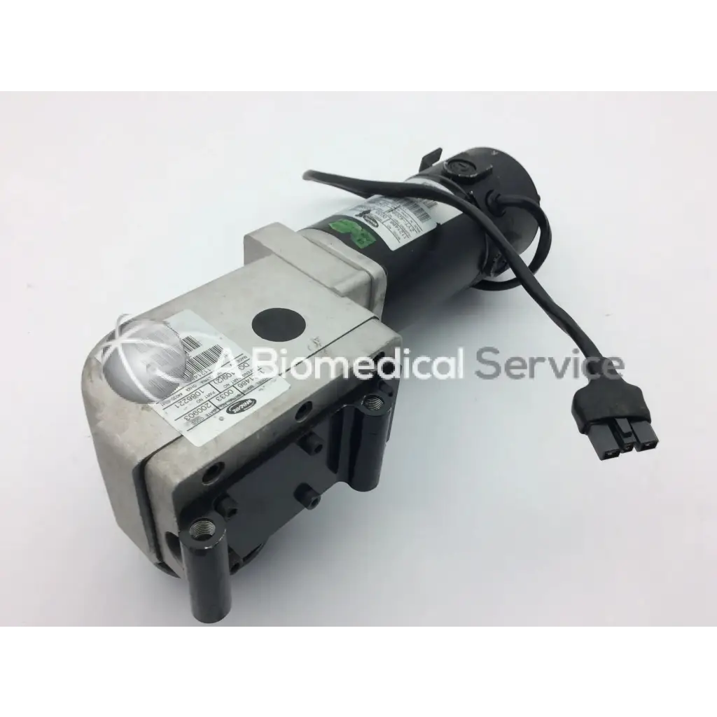 Left motor for invacare pronto m91 powerchair black and silver industrial motor with coiled cable and power plug