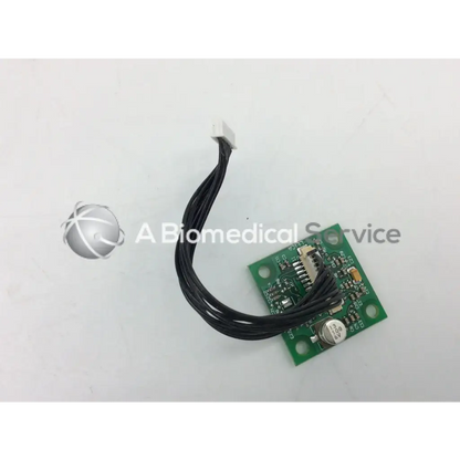 Leica 13950-451 rev a green rectangular board bbcc1-6 with black wiring and white connector for electronic use