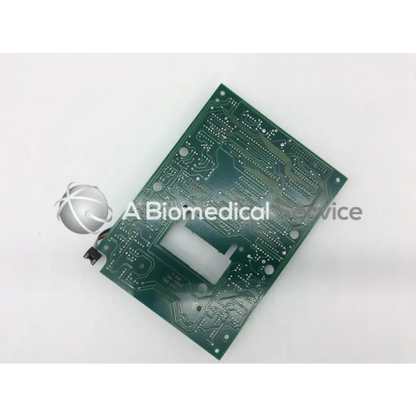 Leica a n 12450-925 green rectangular circuit board with silver traces and a metallic sphere attached to the edge