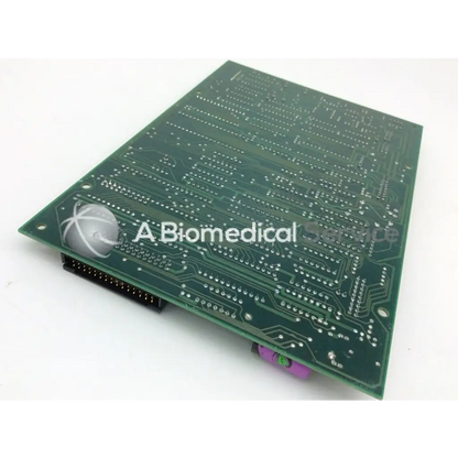 Leica A/N 12450-926 green circuit board with silver soldered traces and black connector on one side