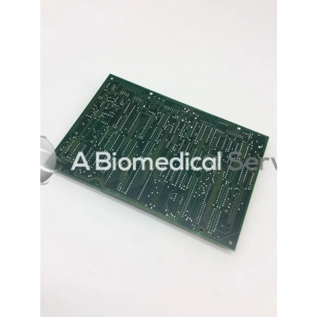 Green rectangular printed circuit board with silver conductive traces and solder pads for leica a n 12450 926 board