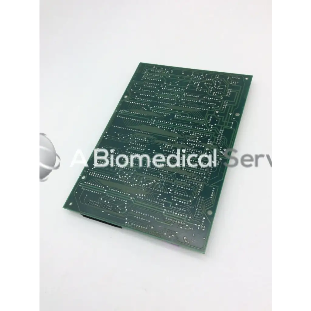 Leica an 12450-926 board showing green rectangular printed circuit board with intricate silver conductive traces and solder pads