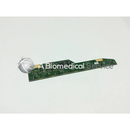 Green rectangular philips lcd lm201u05-sll1 circuit board with gold connectors and intricate electronic traces