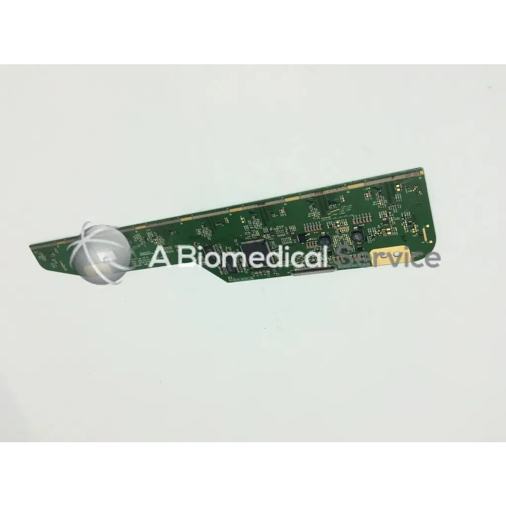 Green rectangular philips lcd circuit board lm201u05-sll1 with intricate electronic components and gold-colored connectors