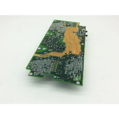 Green printed circuit board with gold traces and components for lifepak 12 biphasic module therapy system pcb board