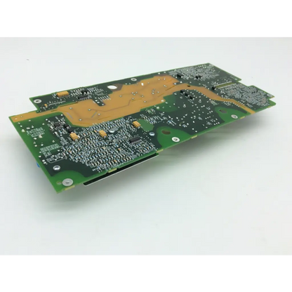 Green printed circuit board with gold traces and components for lifepak 12 biphasic module therapy system pcb board