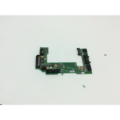 Green circuit board with black connectors and electronic components for lifepak 12 patient monitor parts board 3010524-04b