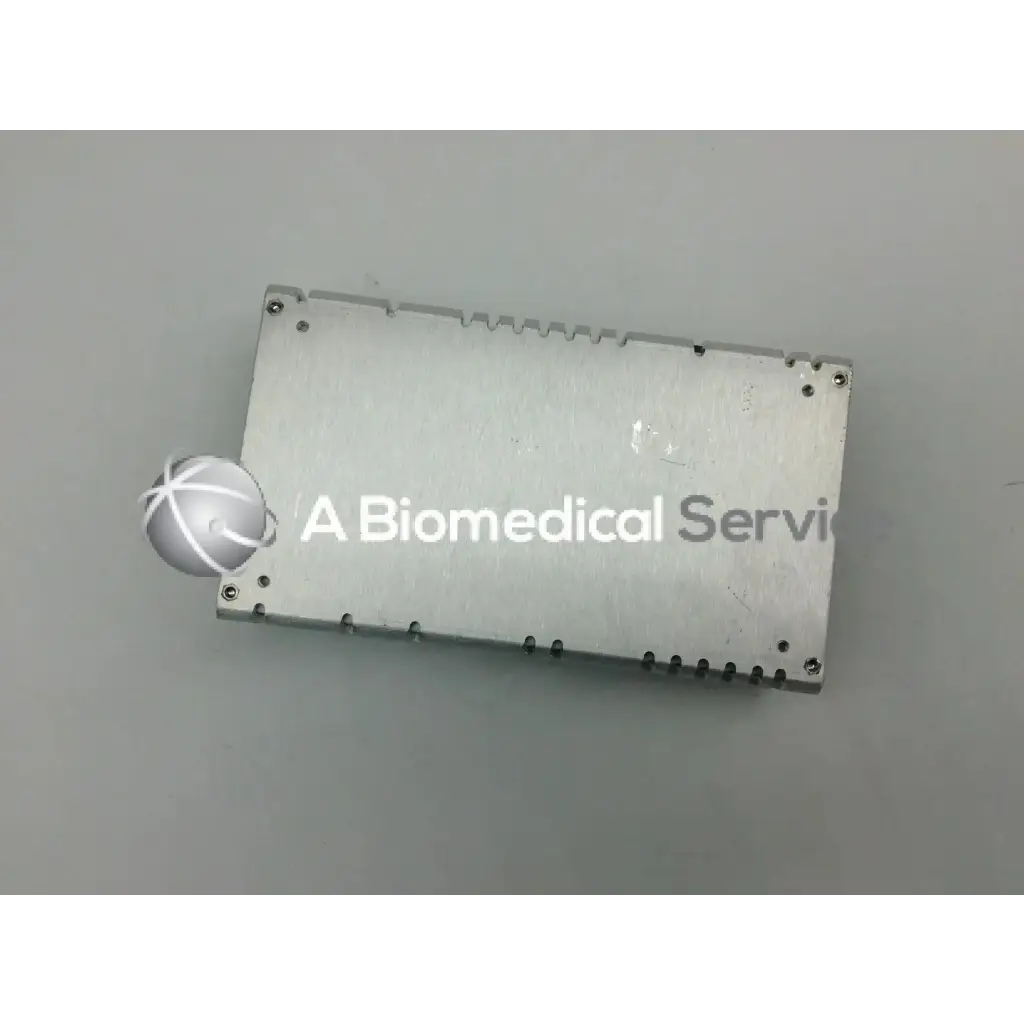 Silver rectangular ce-150-4102 power supply with integrated power design and metallic finish showing screw holes
