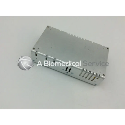 Silver metallic rectangular ce-150-4102 power supply unit with ventilation slots and integrated power design mounting hardware