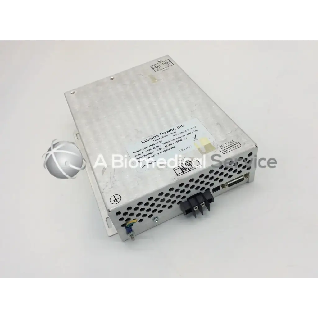 Load image into Gallery viewer, A Biomedical Service Lumina Power LDD-1500-60-25 11001027F Laser Diode Driver with Controller 750.00