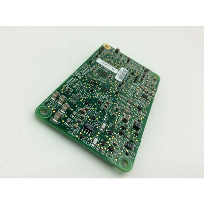 Green rectangular pcb board with electronic components and white label for masimo spo2 ms-11 sensor use