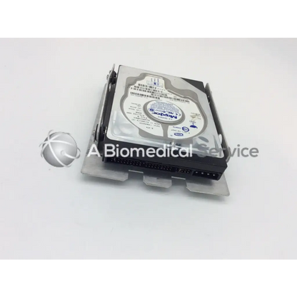 Silver and black maxtor diamondmax plus8 hard drive 40gb with circular label featuring blue text diamondmax plus8 ata