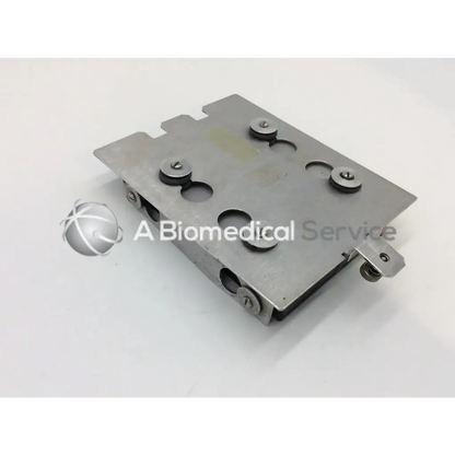 Silver metallic rectangular hard drive with circular cutouts and screws maxtor diamondmax plus8 hard drive 40gb
