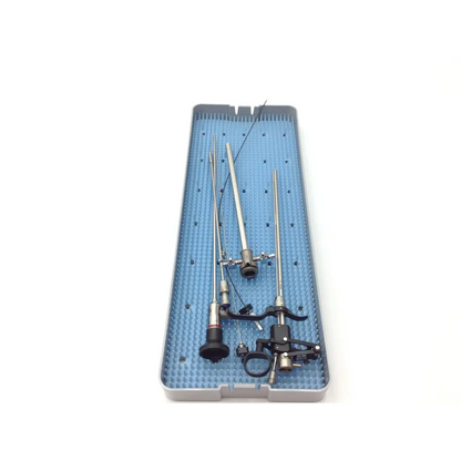 Med-stor delicate instrument tray p7540 in blue foam with wolf tools for surgical instruments organization