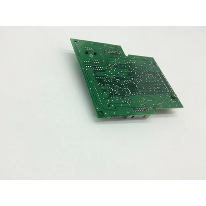 Green printed circuit board with intricate copper traces and soldered components for mettler toledo 16449600a pcb board b14750400a