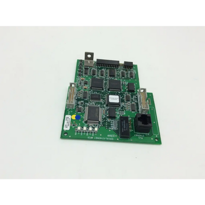 Green printed circuit board pcb board b14750400a with black integrated circuits for mettler toledo 16449600a serial ethernet