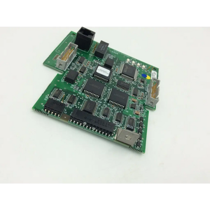 Green printed circuit board pcb board b14750400a with black integrated circuits for mettler toledo 16449600a serial Ethernet