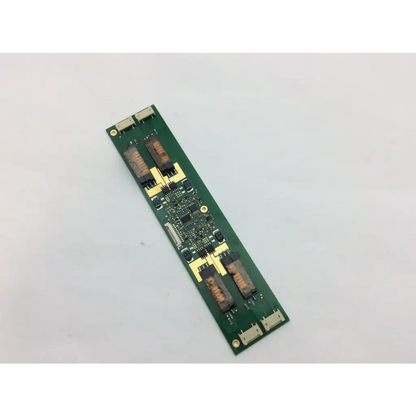 Green rectangular Microsemi LXMG1643-12-64 rev b backlight inverter circuit board with black and gold electronic components