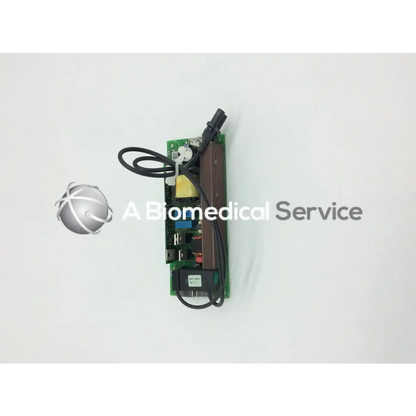 Green circuit board with black wires and brown component in mitsubishi 938p069010 lamp ballast electronic parts