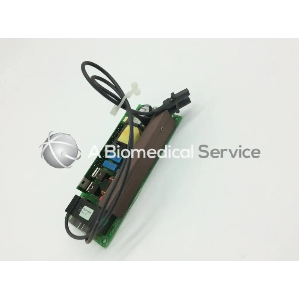 Green circuit board with black wires and brown heat sink of mitsubishi 938p069010 lamp ballast assembly