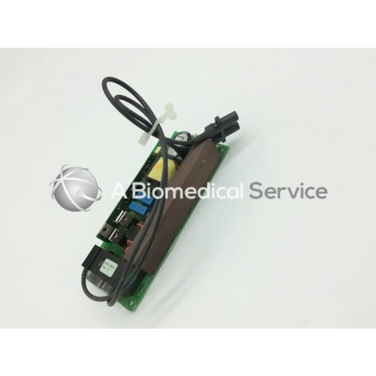 Green circuit board with black wires and brown heat sink of mitsubishi 938p069010 lamp ballast assembly