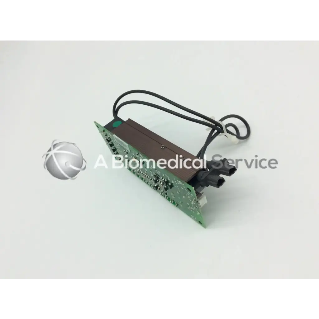 Green circuit board with black wiring and brown component in mitsubishi 938p069010 lamp ballast for projector use