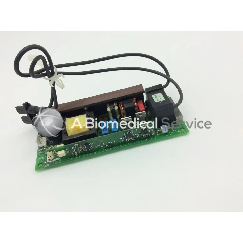 Green circuit board with black wires and electronic components for mitsubishi 938p069010 lamp ballast