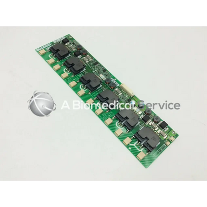 Green rectangular circuit board with black components and beige connectors of nec 208pwt051-c inverter model