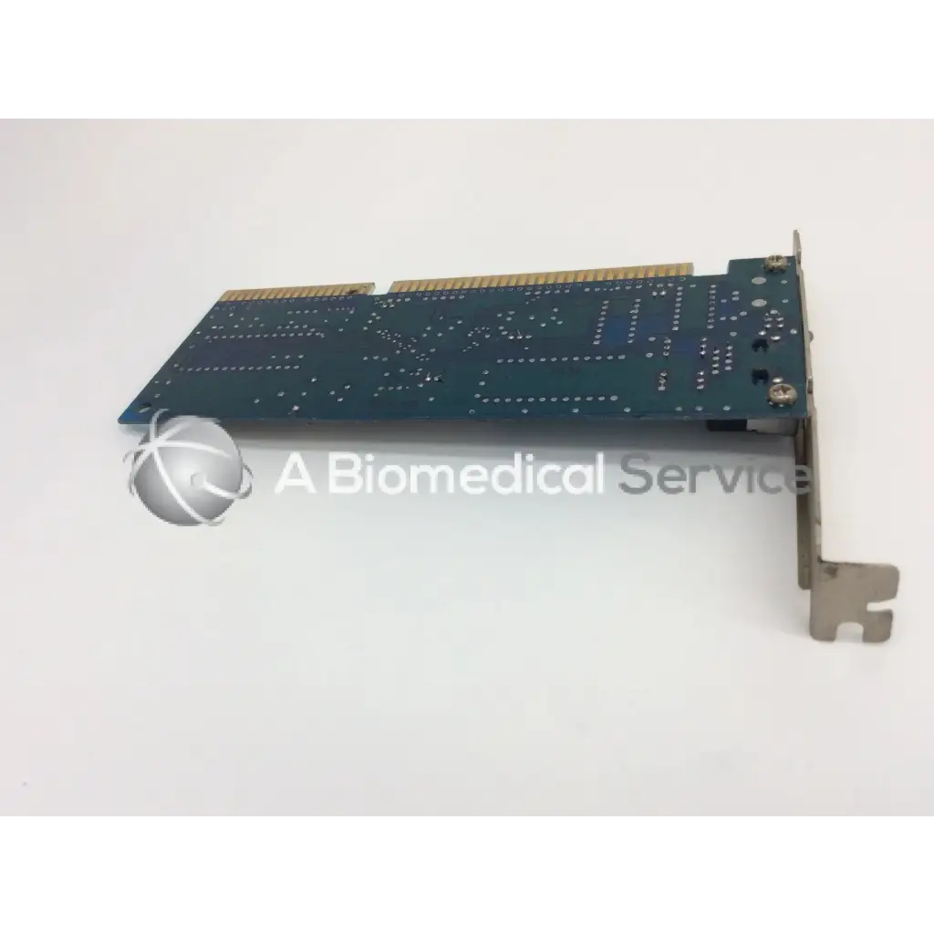 Dark green netgear ea201 8ea201 0d2 isa network card circuit board with gold contacts and metal bracket