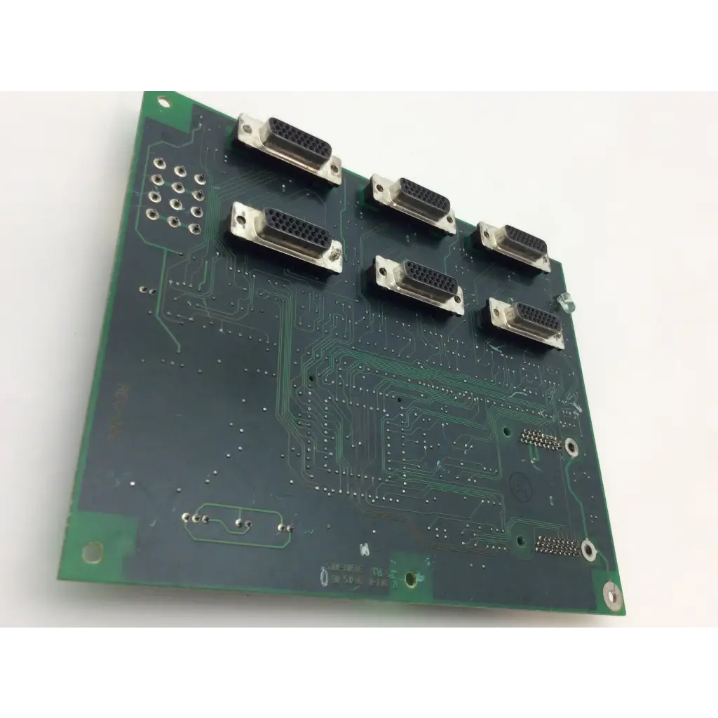 Green printed circuit board with silver d-sub connectors for north american drager asm 4114376 h board