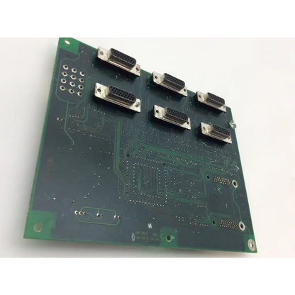 Green printed circuit board with silver d-sub connectors for north american drager asm 4114376 h board