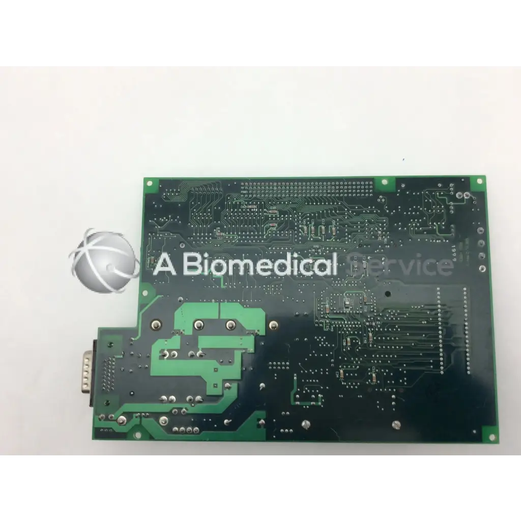 Green north american drager gap personality pcb board with intricate copper traces soldered components and silver logo