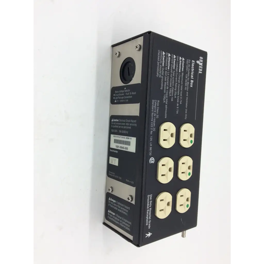 Load image into Gallery viewer, Ohmeda 1001-8945-000 6-Outlet Electrical Box Risk Class