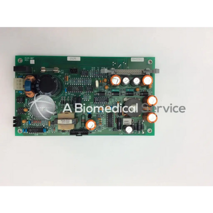 Green rectangular ohmeda a124-007 rev circuit board with capacitors resistors and integrated circuits electronic components
