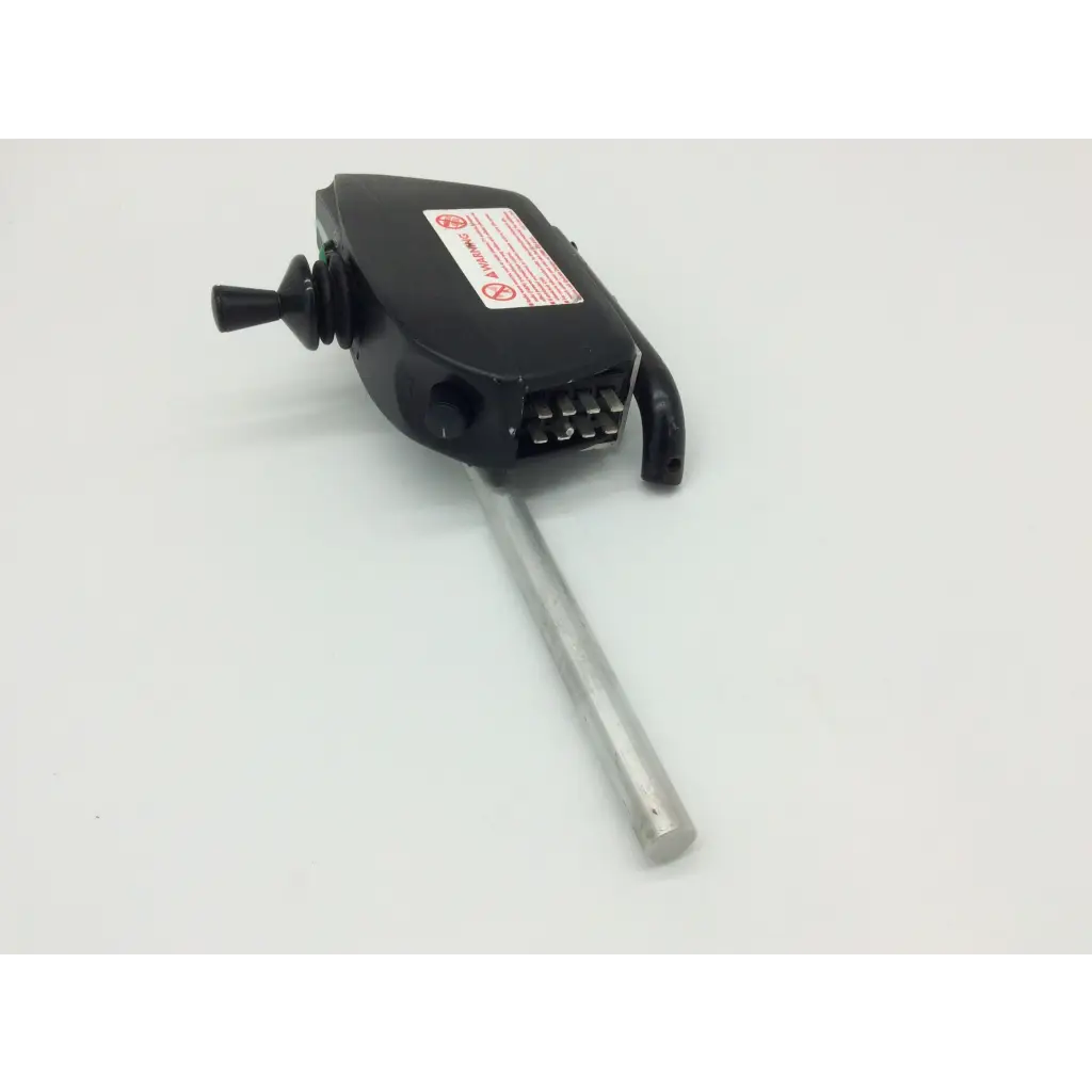 Black plastic pilot joystick d49637 control unit with metallic rod for pride mobility jet wheelchair use