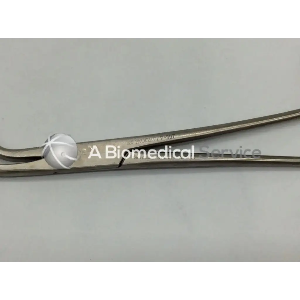 Load image into Gallery viewer, A Biomedical Service Padgett P-397 Lockwood Abdominal 12 3/4&quot; Demarcator Stainless Forceps 11mm Wide 105.00