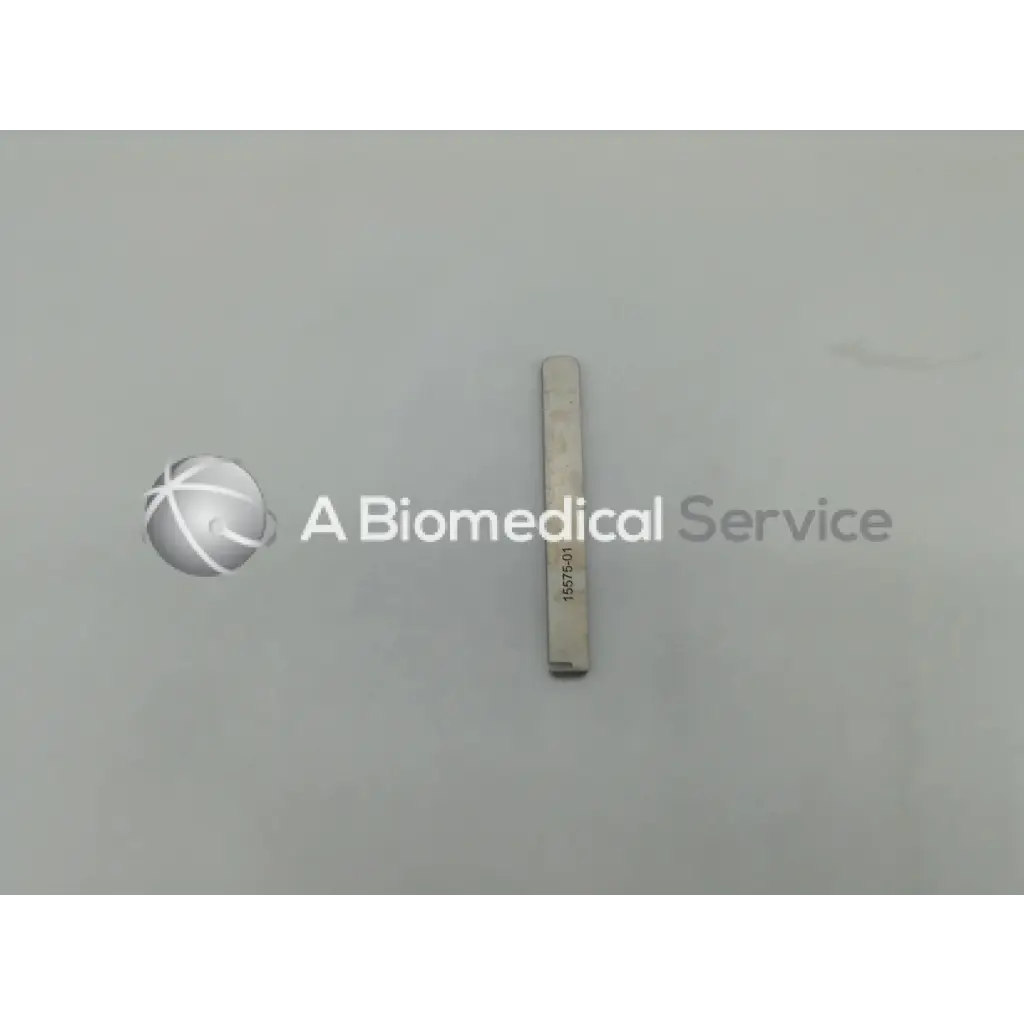 Silver metallic surgical instrument pbi 800 00 15575 01 with engraved markings for ad5 640 box 12 use