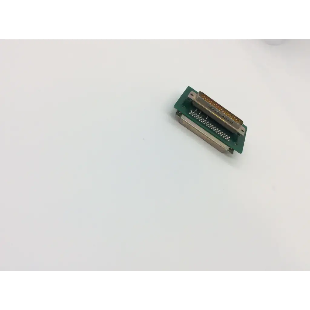 Green pcba adapter dge circuit board with metallic connector pins and gold-plated contacts by pbt technologies